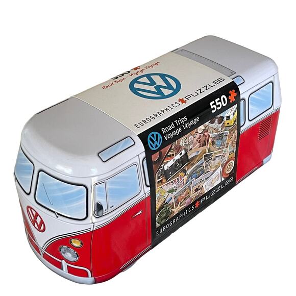 Vintage Other - Vintage VW Bus Puzzle EuroGraphics 550 Piece Road Trips Voyage Voyage Set